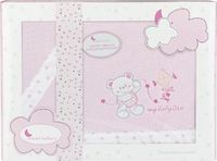 Koraalfleece Interbaby Beddengoed Baby Love 106 Cm Fleece Roze 3-delig