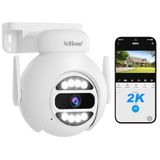 SRIHOME 4 MP dual-band wifi-netwerk PTZ-bewakingscamera