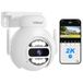 SRIHOME 4 MP dual-band wifi-netwerk PTZ-bewakingscamera