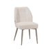 LABEL51 Liam Eetkamerstoel - Naturel - Stof - Taupe Metaal