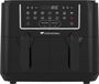 Continental Edison Friteuse CERFRSH24002CB, 9 litres, double cuve, 2400W, noir
