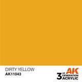 Ak Interactive Jaune Sale Acrylique Couleur de Modélisme - 17ml