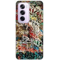 Oppo Siliconen hoesje - ontwerp graffiti 1