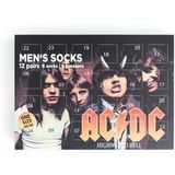 AC/DC Adventskalender - Highway To Hell - Socken Kalender - pour Hommes - multicolore