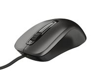 Optische Icecat Optische USB-muis zwart ergonomisch design plug and play instelbare precisie duurzaam materiaal
