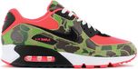Nike Air Max 90 SP Reverse Duck Camo Unisex Adultes Hautes Baskets Cuir Caoutchouc Rouge CW6024-600