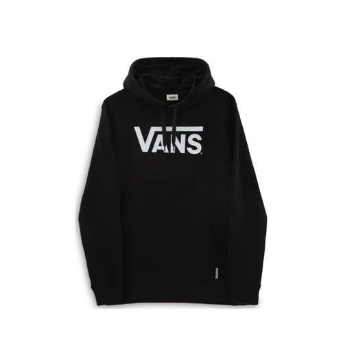 VANS hoodie met logo zwart/wit