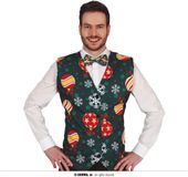 Fiestas Guirca - Gilet de Noël vert boules
