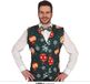 Fiestas Guirca - Gilet de Noël vert boules