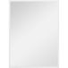 Miroir rectangulaire 60x80 cm avec cadre en MDF blanc