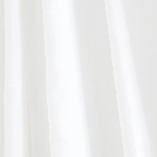 Differnz Douchegordijn Color - 180x200cm - Wit - 100% Polyester