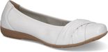 Caprice Dames Ballerina 9-22117-44 Wit Leer G-breedte Maat 37 EU