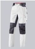 BP Werkbroek 1789-555-21 - Wit/Donkergrijs - Maat 52