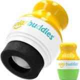 AMICI Cosmetics Solar Buddies Ollie Green - Zonnebrandcrème Applicator - Herbruikbare roll-on sponsapplicator voor zonnebrandcrème, zonnebrand en lotion voor kinderen, volwassenen en gezinnen - Zonnebrand - Zonnebrandroller
