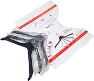CLOTH CLIP - Foldable Clothes Hangers - Black - 12 Pieces