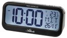 Atlanta 2850/7 réveil numérique, noir, avec 2 heures d'alarme