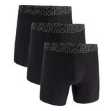 Under Armour Performance Tech 6" 3 Pack Solid Boxer Briefs