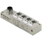 Weidmüller SAI-4-S-3P-M8L-M12-LOG 2512390000 Passieve sensor/actorbox M12-verdeler met metalen schroefdraad