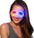 FIESTAS GUIRCA Neonlichtbril, lichtgevend accessoire voor feestjes en feesten, ideaal voor raves, festivals, Halloween en carnaval (uniseks), meerkleurig