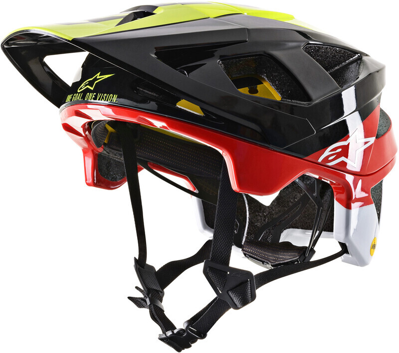 Alpinestars Vector Tech Pilot MIPS Helmet, zwart/rood