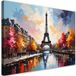 Image sur toile Tour Eiffel aux couleurs de l'automne à Paris 60x40