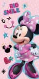 Disney Minnie Mouse - Strandlaken - Sneldrogend - Badhanddoek - Roze