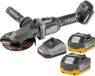 Procraft Industrial AG125Cbb accu-haakse slijper met platte kop 20 V 125 mm borstelloos Solo