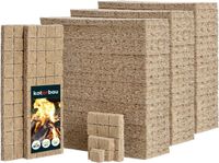 KOTARBAU® 2400 Stuks Aanmaakblokjes voor Open Haard, Houtwol, 25x8x13 cm, Aanmaakwokkels, Aanmaakblokjes voor Houtkachel, BBQ Open Haard