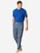 Schiesser Pyjamabroek Jersey Blauw met Printje