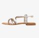 Les Tropeziennes Harry Platte Sandalen Dames Leer Wit EU 39