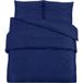Housse de couette bleu marine 200x220 cm microfibre