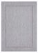 Carpetsale24 Tapis intérieur/extérieur - Tissage plat résistant aux intempéries aspect sisal avec bordure, tapis de cuisine, terrasse, salon Taille : 160x230 cm