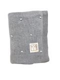 Kaiser KNOTS Baby Blanket Wrap - Grey - 80 x 100 cm - 100% Organic Cotton