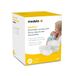 Medela 0080323 zoogkompressen, wegwerp, ideaal tegen melkverlies, wit/geel, 60 stuks