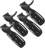 Maclean - Set van 4 stuks Fiets muurbeugel - Wandmontage - Ophangsysteem - max. belasting 30kg - Zwart
