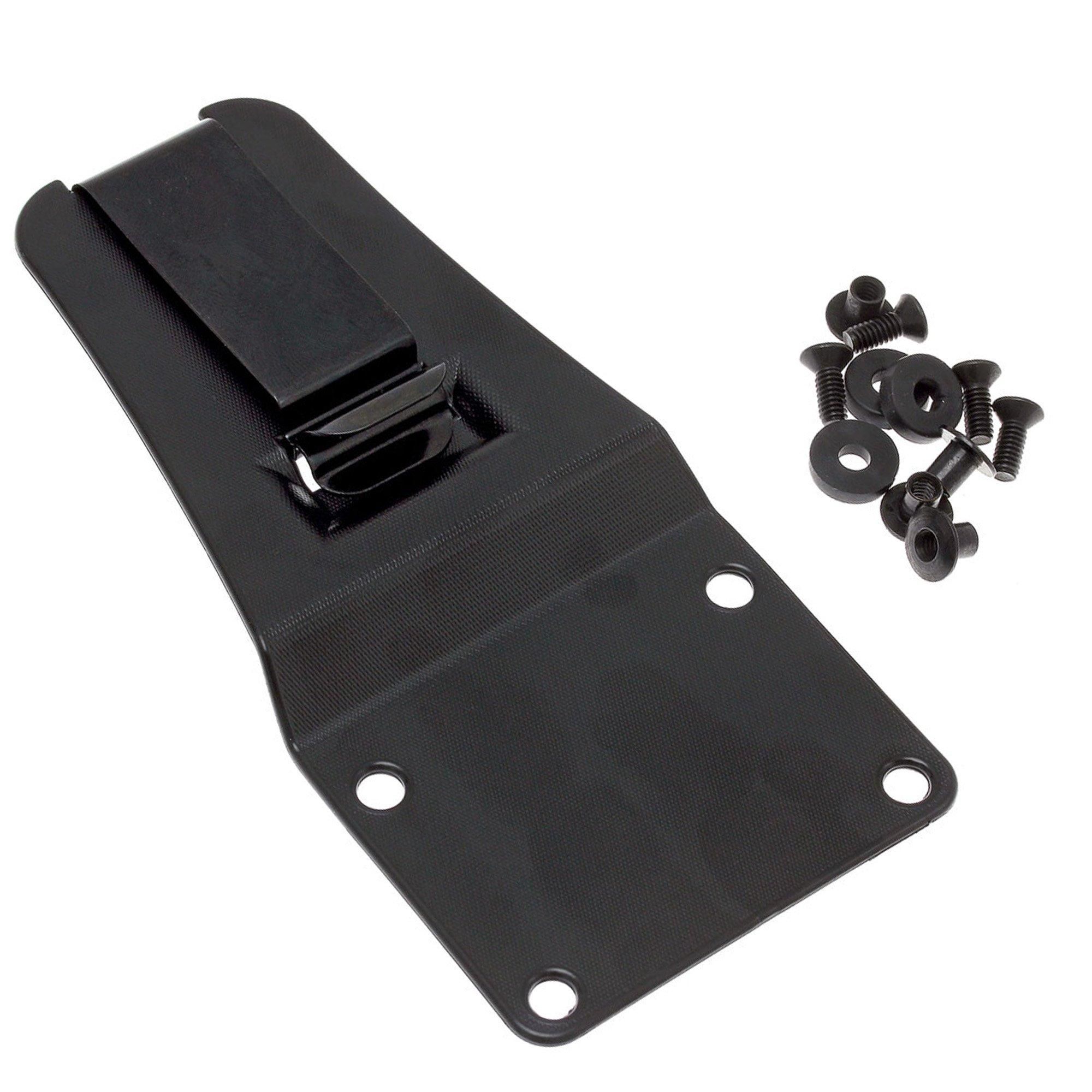 ESEE Belt Clip Plate for Model 5 & 6 Sheaths - Black