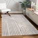 Paco Home Tapis Salon Bas velours Motif floral Arc-en-ciel Motif géométrique 160x230 cm