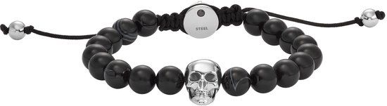 Diesel DX1381040 Herenarmband - Zwart - 18 cm