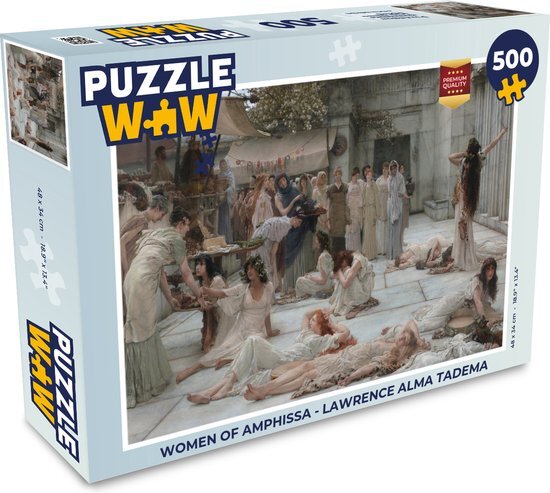 MuchoWow Puzzel Women of Amphissa - Lawrence Alma Tadema - Legpuzzel - Puzzel 500 stukjes