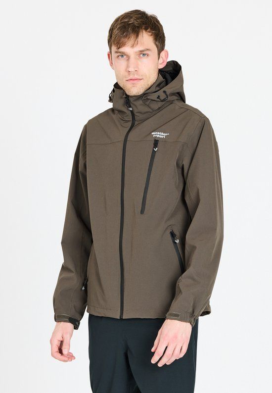 Weather Report DELTON W-PRO15000 Heren Regenjas XXL Bruin