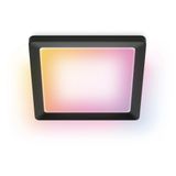 WiZ Vierkant paneel 17 W Smart ceiling light Black Wi-Fi/Bluetooth LED