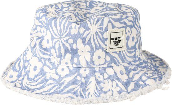 Brunotti Buckley-Swirl Hoed Bluebell Dames One Size Katoen