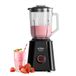 Solac Solution – Blender BV6785 1500W | Glazen kan 1,5 L | Uitneembaar roestvrijstalen 4-mesblad | 2 snelheden + Pulse | IJscrusher | 50 ml maatdop | Vaatwasserbestendig
