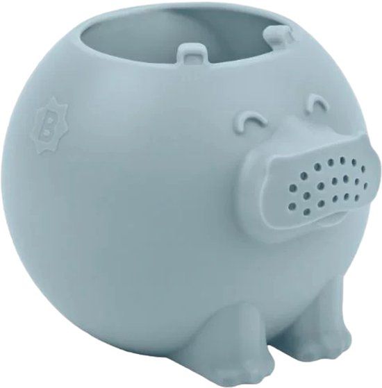 Badabulle B017027 Bath Animal Hippopotamus Blue Silicone