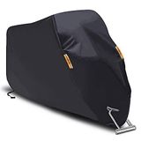 Motorhoes waterdicht/stofdicht/sneeuwdicht/UV-bescherming, motorhoezen 5-laags ademende stof met katoen, geschikt voor de meeste soorten (102 "L x 41" B x 49" H)