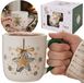 VICREG SPÓŁKA Z OGRANICZONĄ ODPOWIEDZIALNOŚCIĄ Blanc, Tasse de Noël en porcelaine avec anse et motif étoile – Emballé dans un coffret cadeau 320 ml
