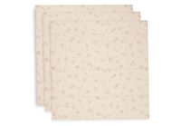Jollein Multidoek Hydrofiel Woolly Beige Katoen 70x70cm 3 Stuks