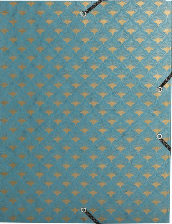 Exacompta 8x Klasseerdoos met rug 40mm in glanskarton 600g/m2 Neo Deco - Geassorteerd - 59450E