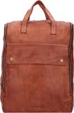 Harold's Leren Laptop rugzak Submarine Notebook Backpack Cognac