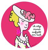 Prinz und Princess PC944CDE dessertbord "Ich sitz immer recht"
